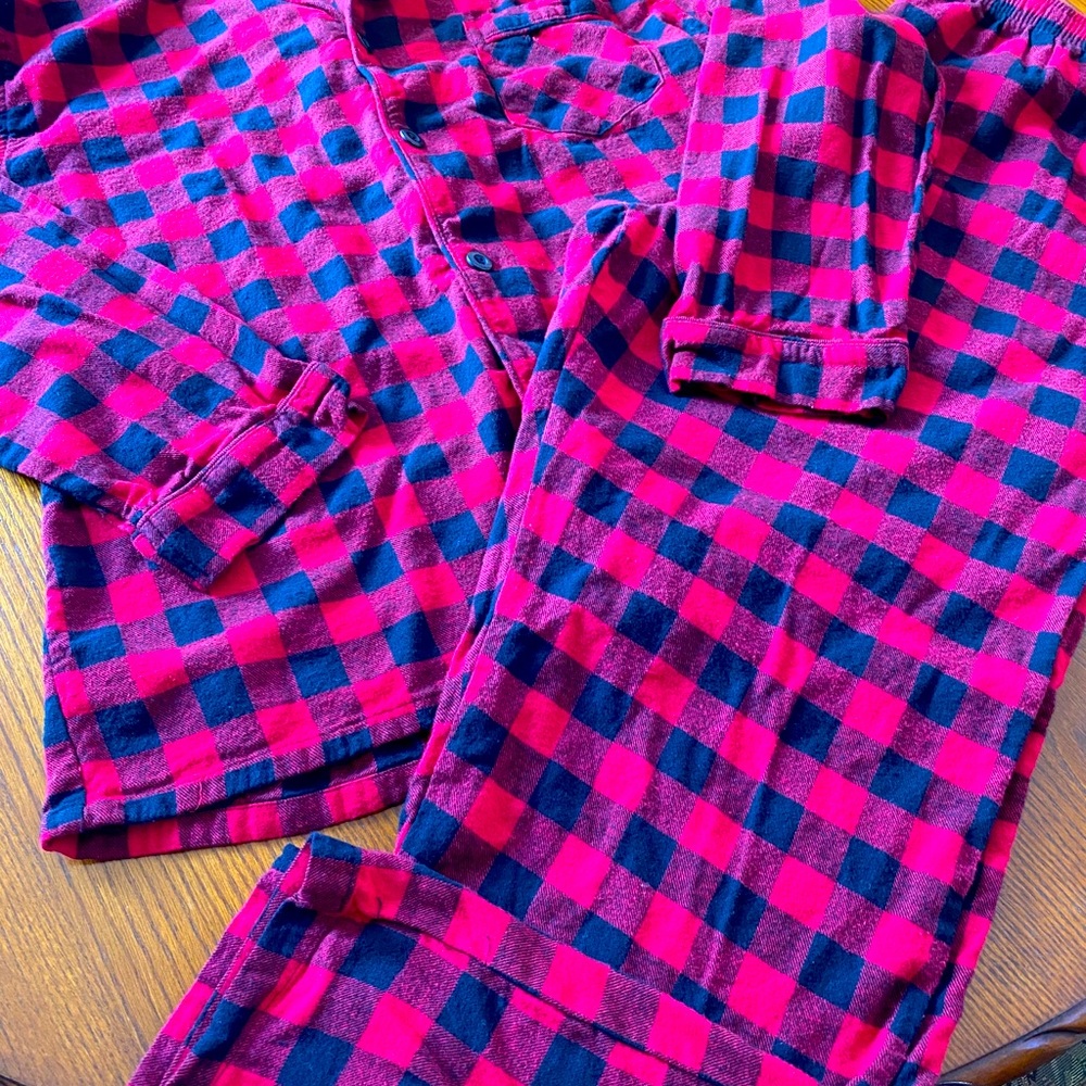 Men’s Flannel Pajama Set size L